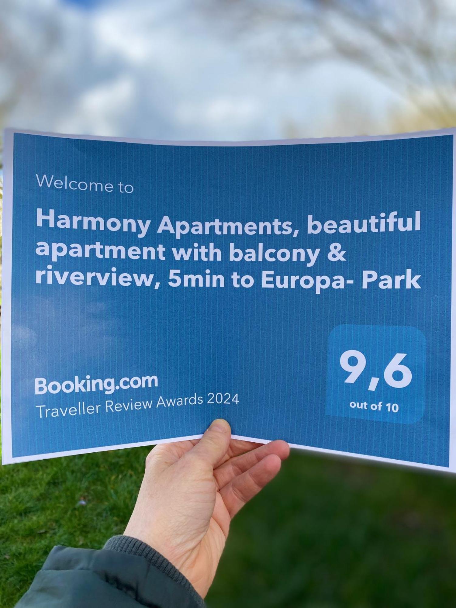 Harmony Apartment, Your Holiday Home In Rust With Balcony & River-View, 5Min To Europa-Park Esterno foto